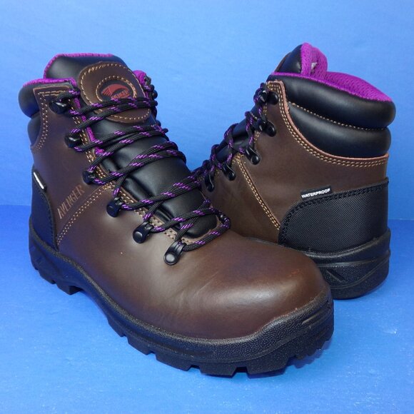 Avenger Safety Footwear Slip Resistant Work Boot Steel Toe Women’s Size 8.5 Wide - Picture 6 of 11
